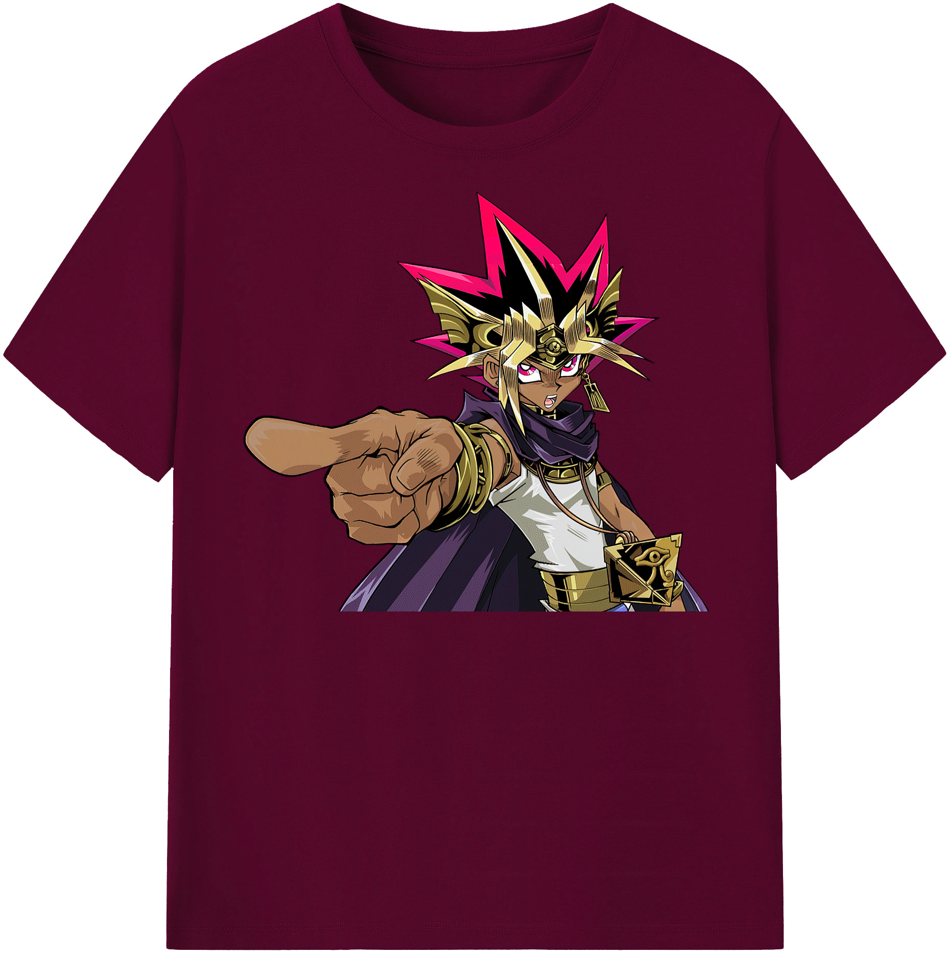 （画像用） 遊☆戯☆王 Yu-Gi-Oh! レディースカジュアルプリントTシャツ（綿100％）